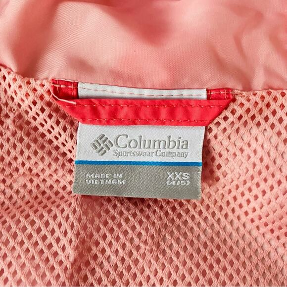 Columbia | Girl’s Switchback Windbreaker EUC XXS 4-5 Pink - Picture 8 of 9